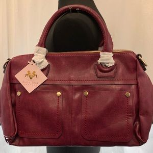 Ruby Blue Couture Amanda Burgundy Bag